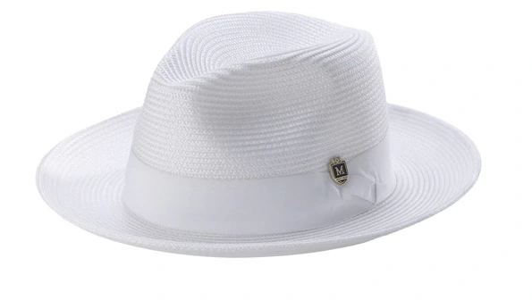 Hata bánna bán, hata leathan le ribín grosgrain, ag breathnú go hálainn, foirfe do do stíl!
